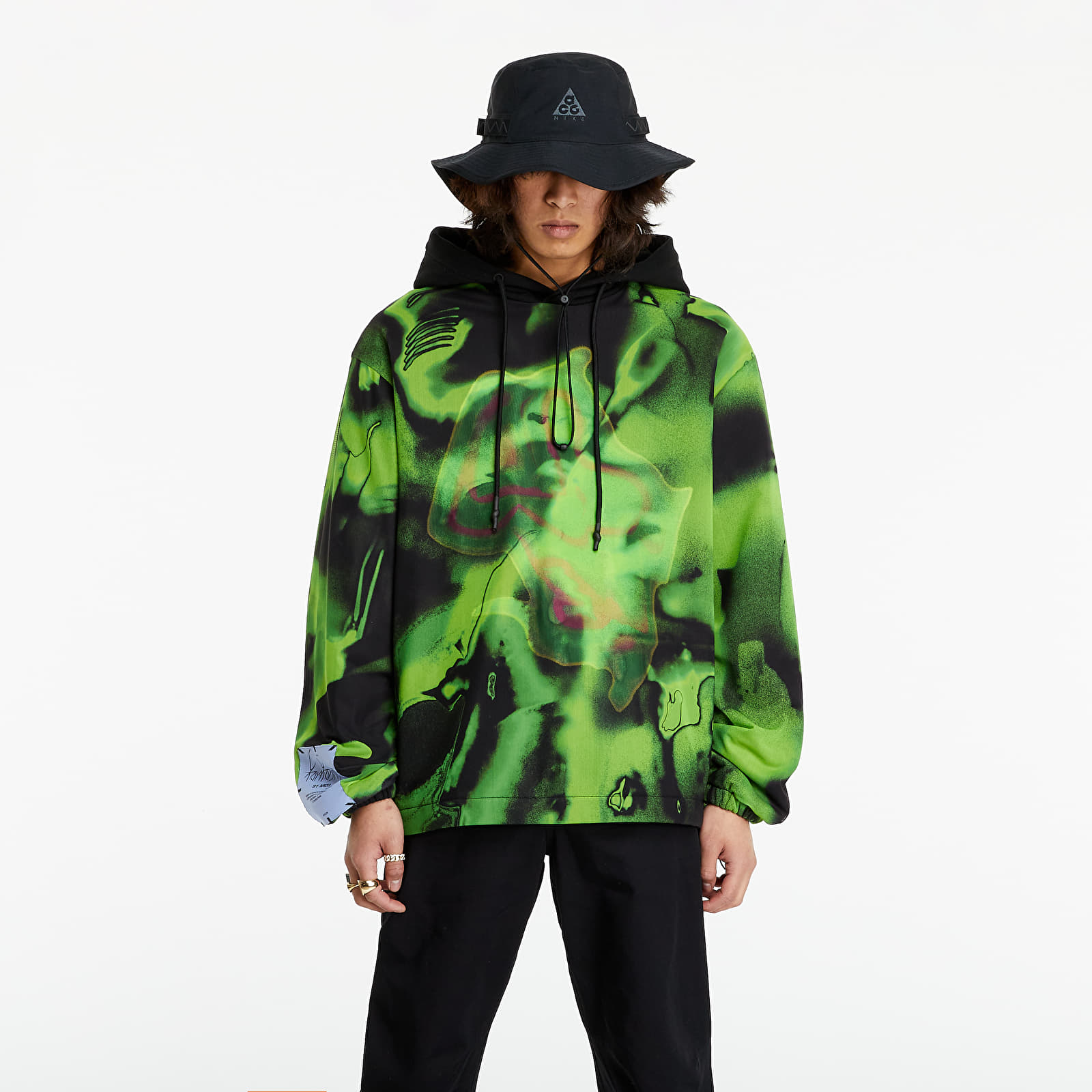 Hoodies and sweatshirts  McQ Mesh Hoodie Slime