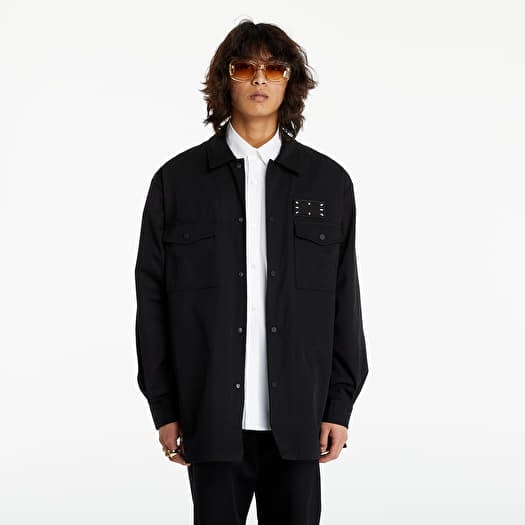 McQ Ic0 Overshirt Darkest Black