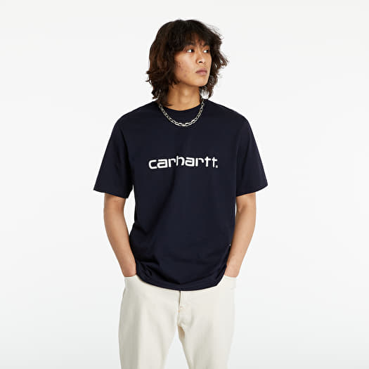 Tričko Carhartt WIP Script Tee Navy