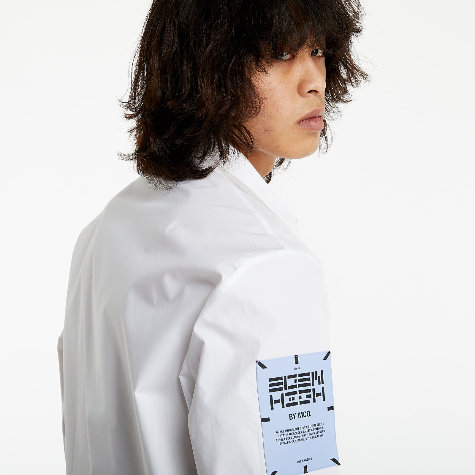Košile McQ Multipocket Shirt White