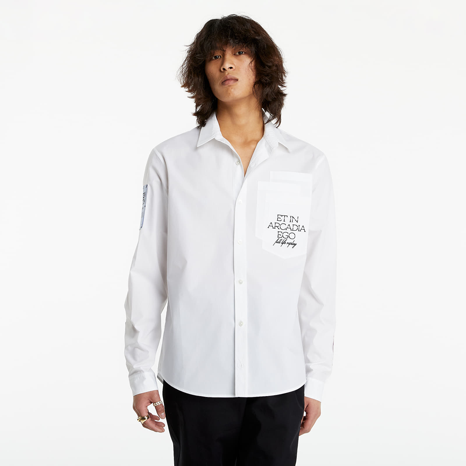 Košile McQ Multipocket Shirt White