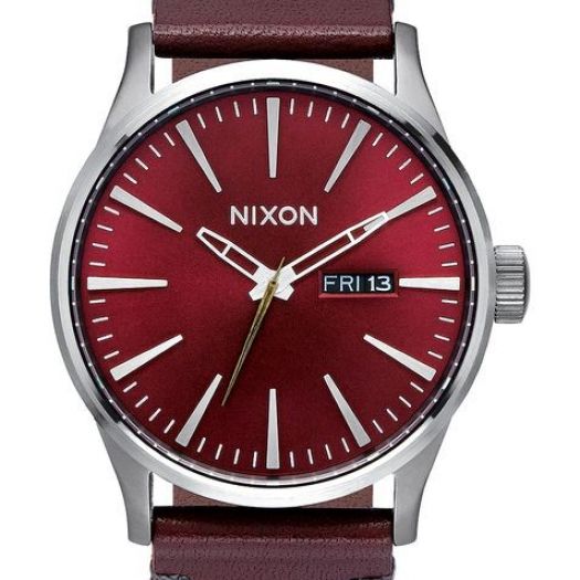 Nixon hotsell burgundy watch