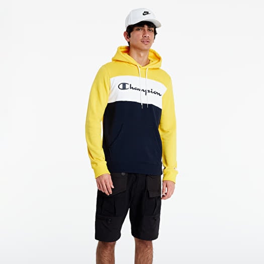 Black and yellow champion sweatshirt clearance