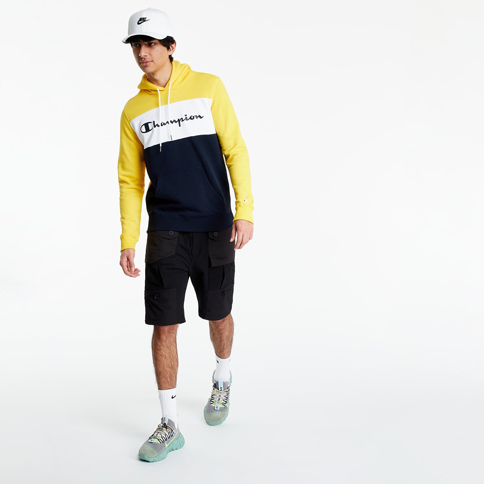 Champion sweater and shorts nike new arrivals