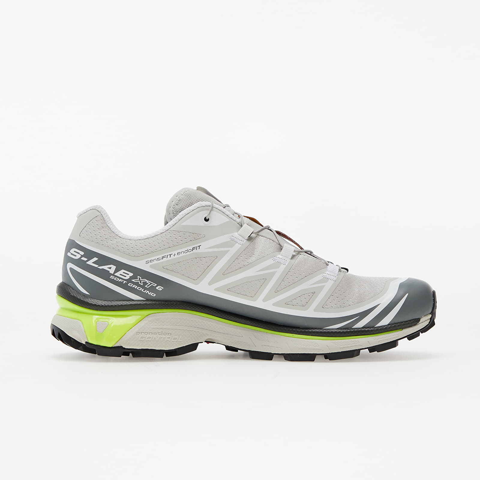 Men's shoes Salomon XT-6 Advanced Lunar Rock/ Quiet Shade/ Safety Yellow