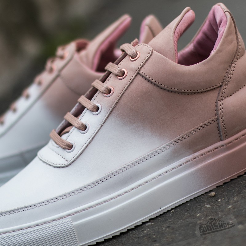 Moški čevlji Filling Pieces Low Top Degrade White/ Coral