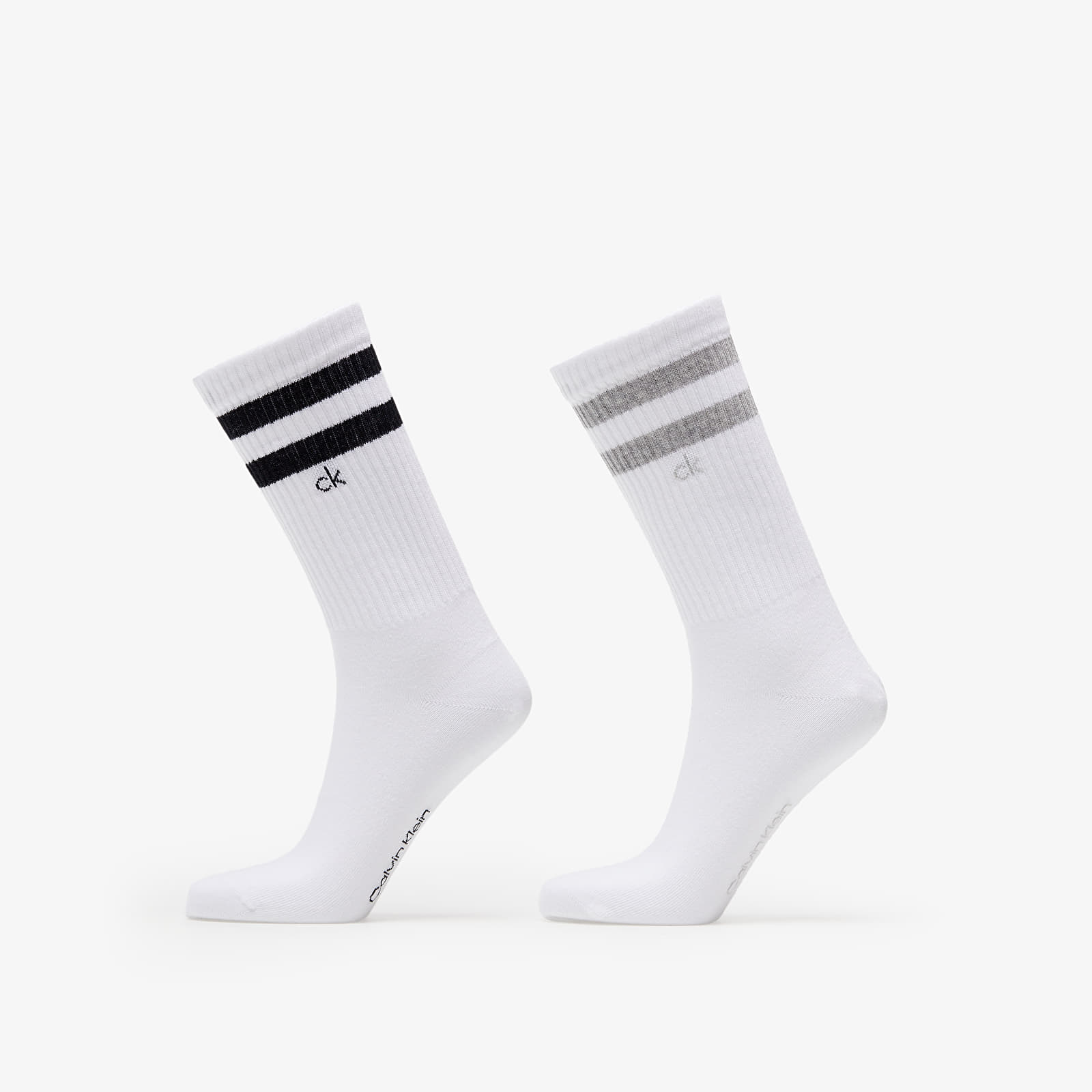 Ponožky Calvin Klein Cotton Blend Socks (2-Pack) White