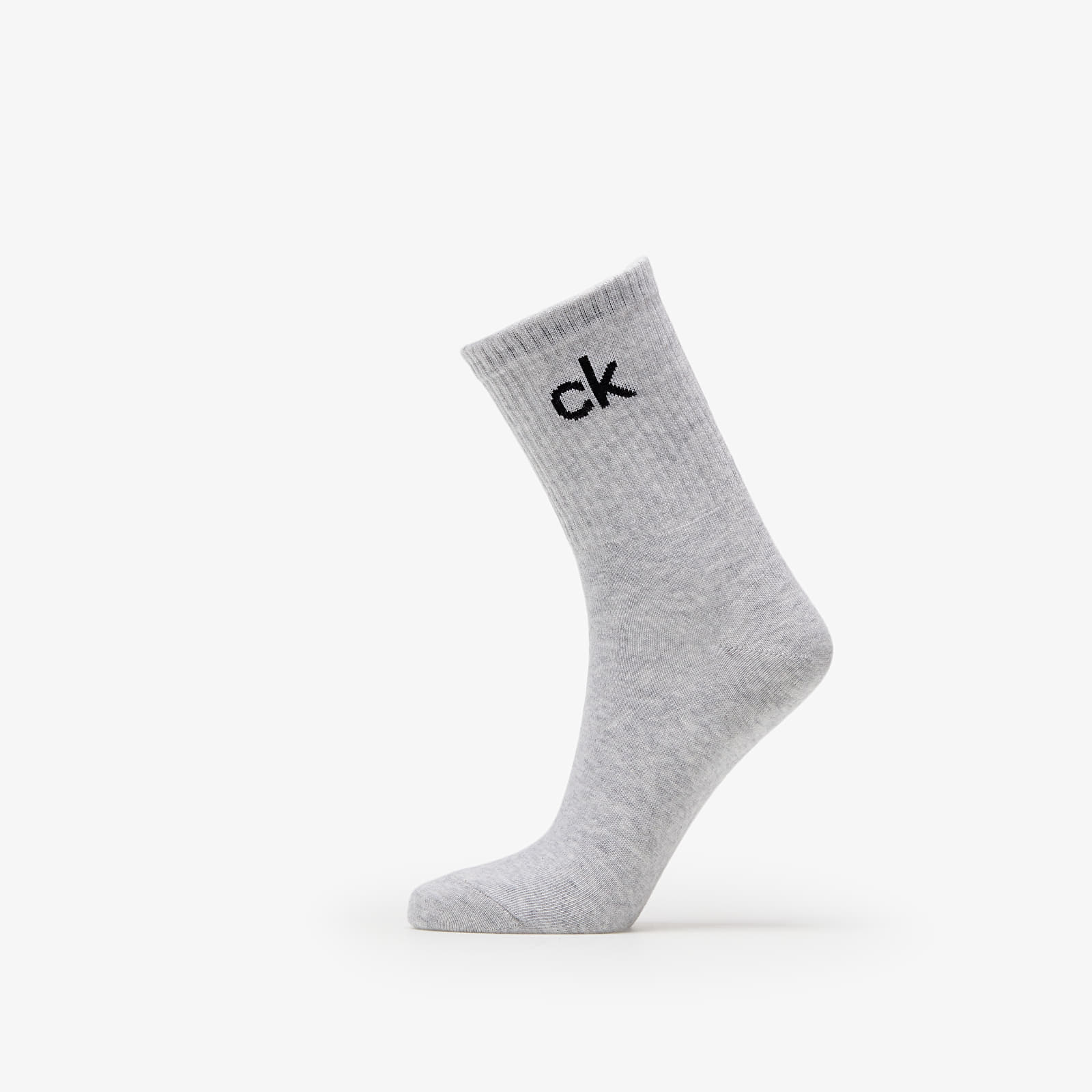 Socken Calvin Klein Cotton Short Crew Socks Grey