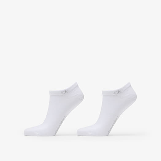 Calvin Klein Cotton Rich Socks (2-Pack) White