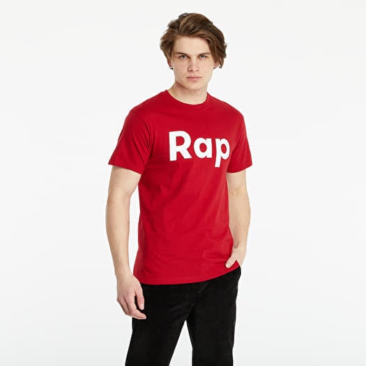 Тениска RAP Tee Red/ White