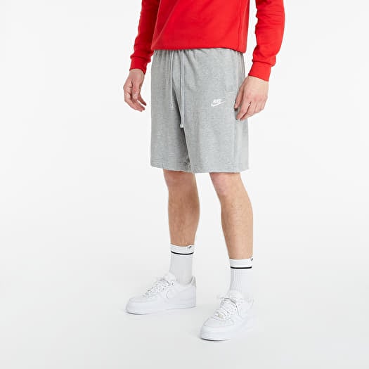 Shorts Nike Sportswear Club Shorts Dk Grey Heather White Footshop