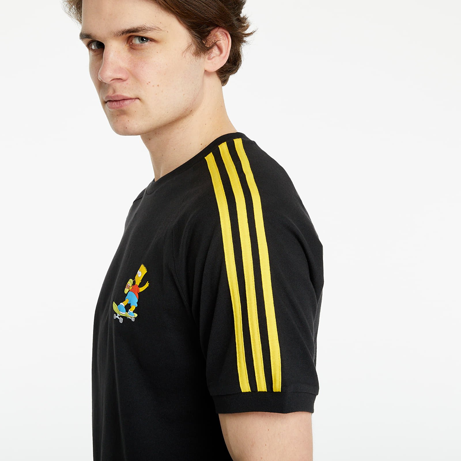 Camisetas adidas Simpsons 3 Stripes Tee Black