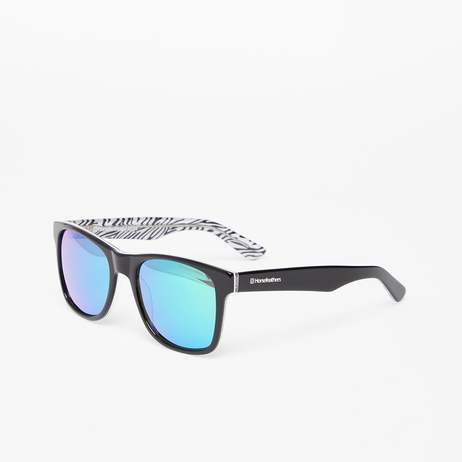  Sunglasses Horsefeathers Foster Sunglasses Zebra/mirror Green Universal 