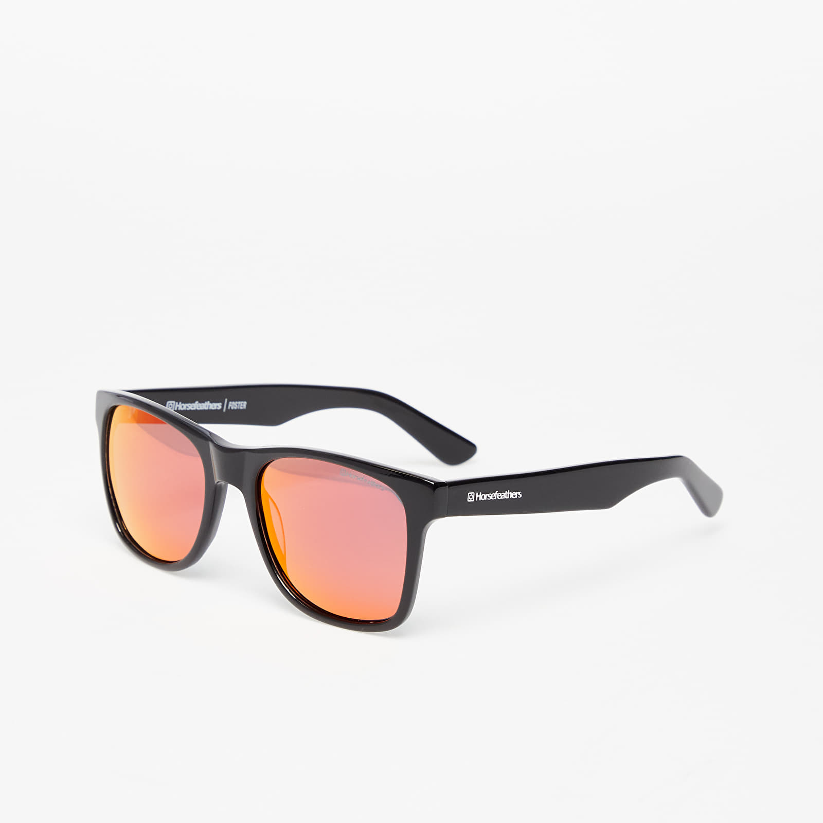  Sunglasses Horsefeathers Foster Sunglasses Gloss Black/mirror Red Universal 