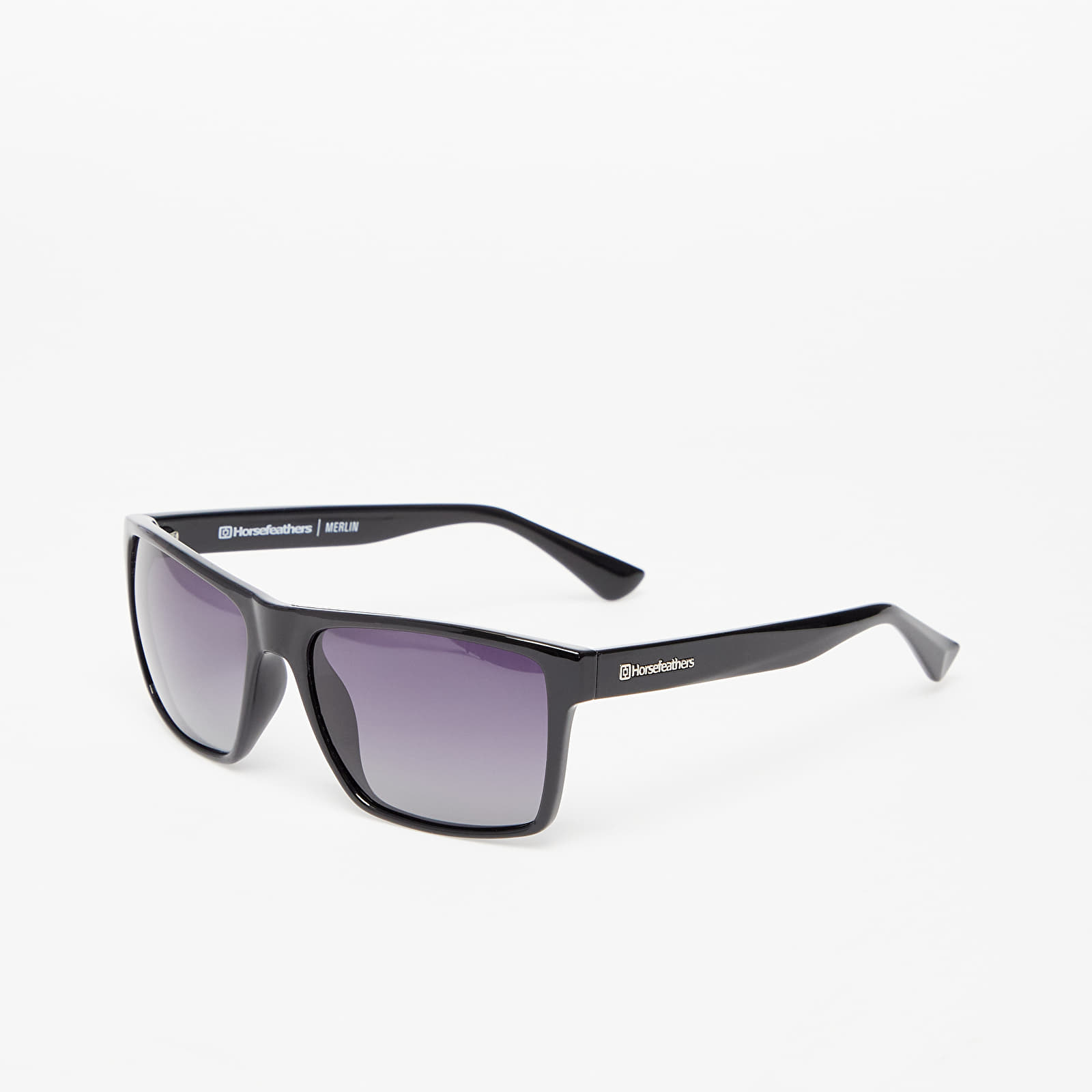 Lunettes de soleil Horsefeathers Merlin Sunglasses  Gloss Black/Gray Fade Out