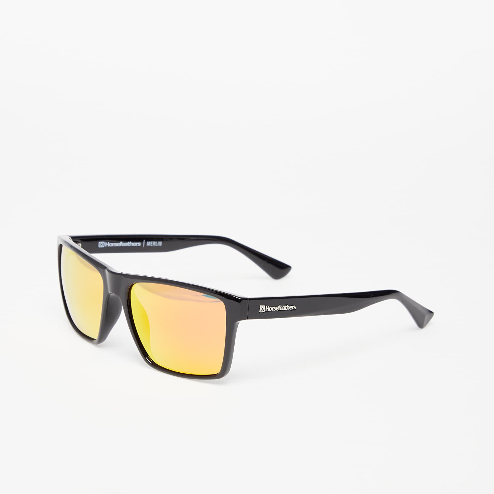 Napszemüvegek Horsefeathers Merlin Sunglasses  Gloss Black/Mirror Red