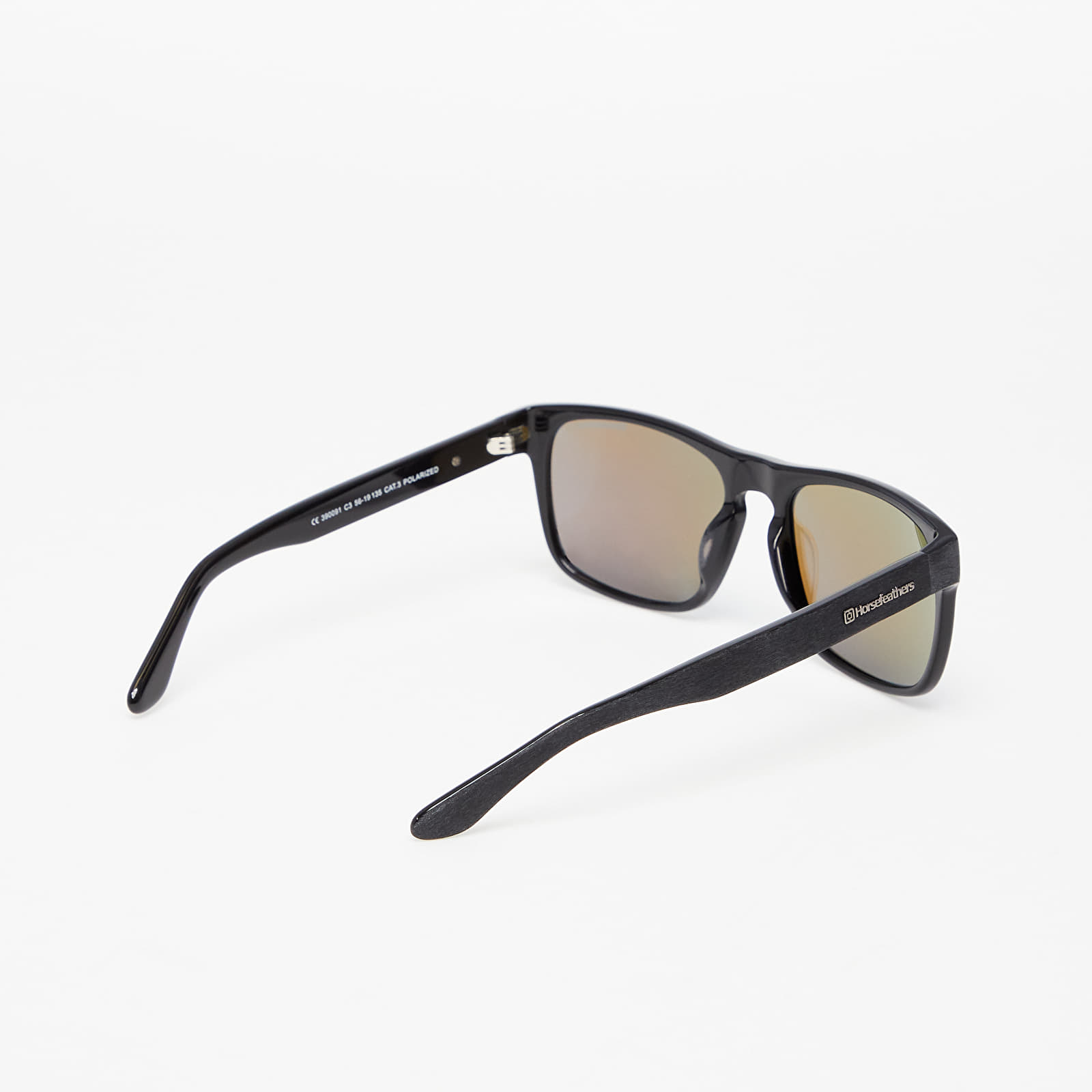 Sunglasses Horsefeathers Keaton Sunglasses  Brushed Black/Mirror Blue