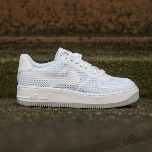 Women s shoes Nike W Air Force 1 Low Upstep BR White White Footshop