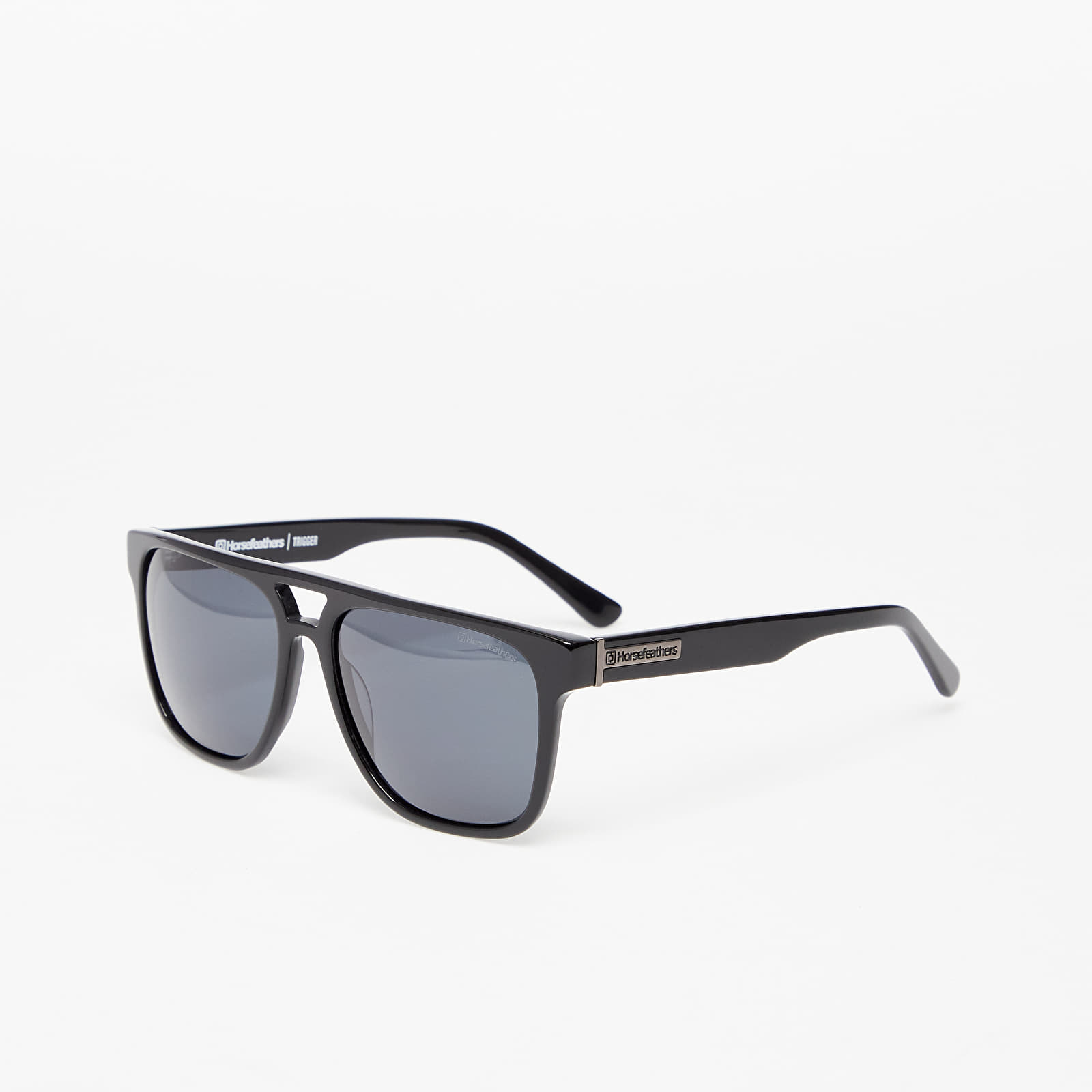 Sonnenbrillen Horsefeathers Trigger Sunglasses  Gloss Black/Gray