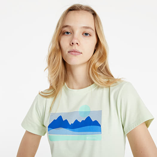 T shirts Columbia Sun Trek ShortSleeve Graphic Tee Light Lime Pai Footshop