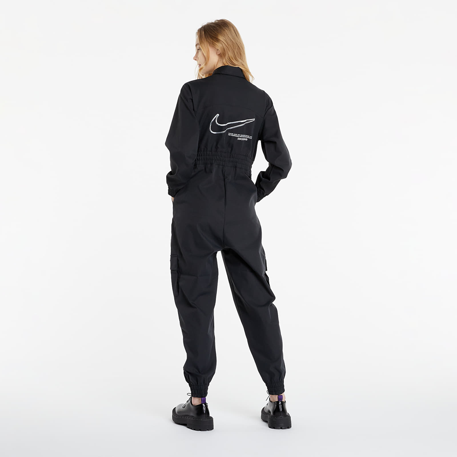 Sweatshirts Nike Sportswear Swoosh Utility Jumpsuit Black/ White