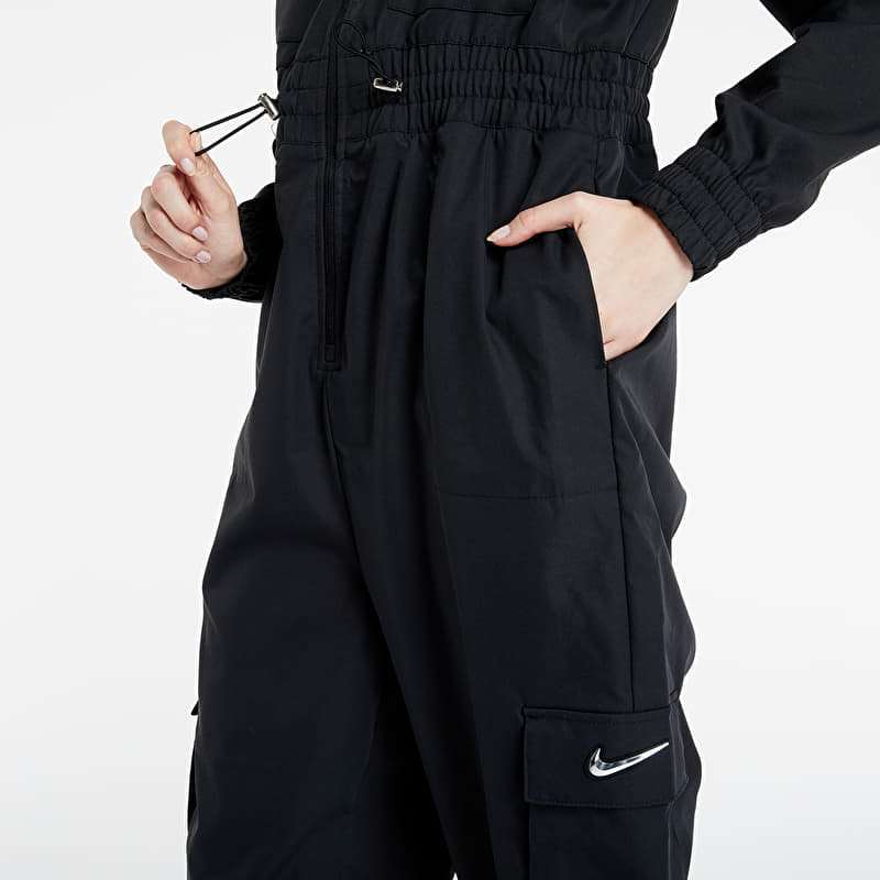 Nike Sportswear Swoosh Utility Jumpsuit Black/ White | Footshop