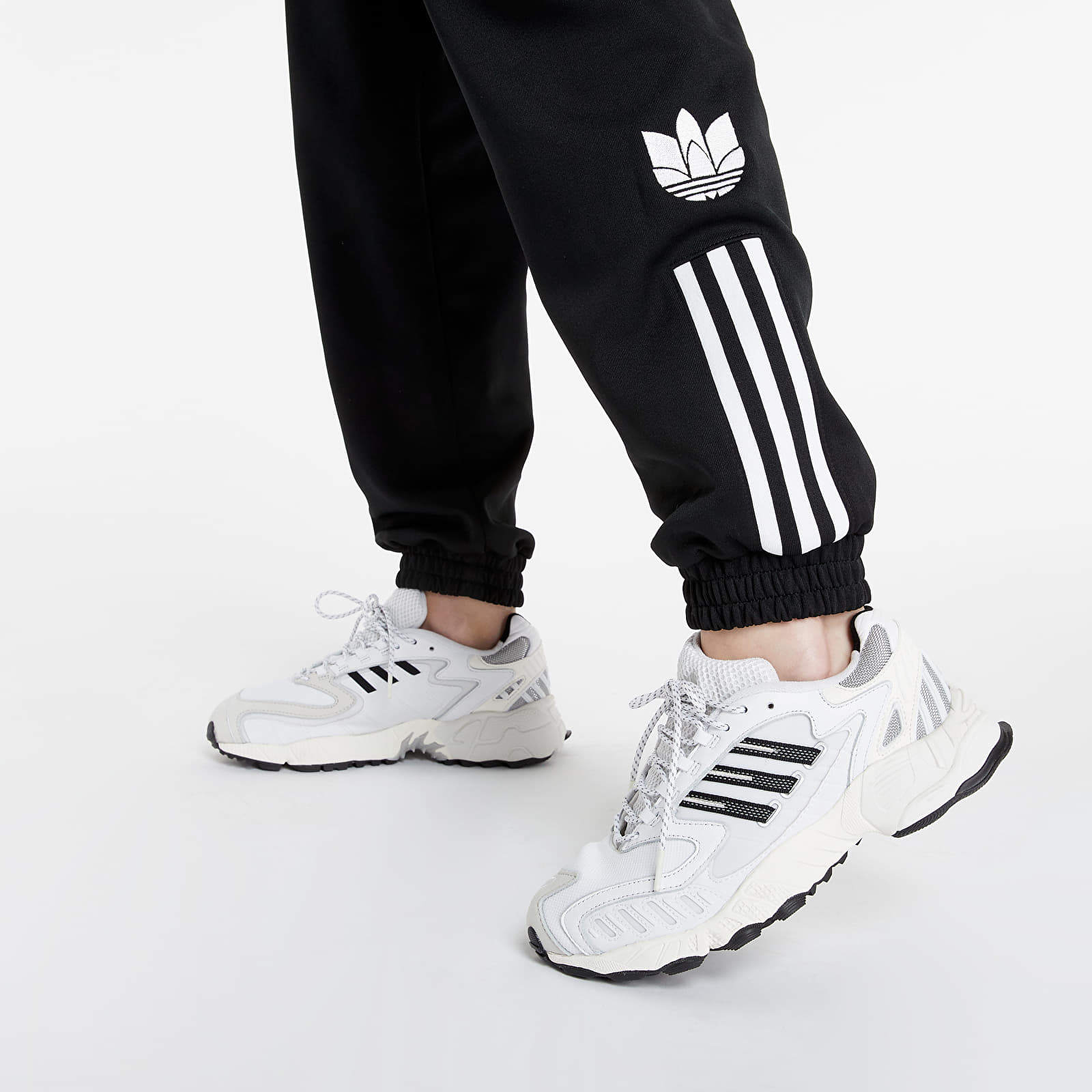 Pants and jeans adidas Adicolor 3D Trefoil Track Pants Black Footshop