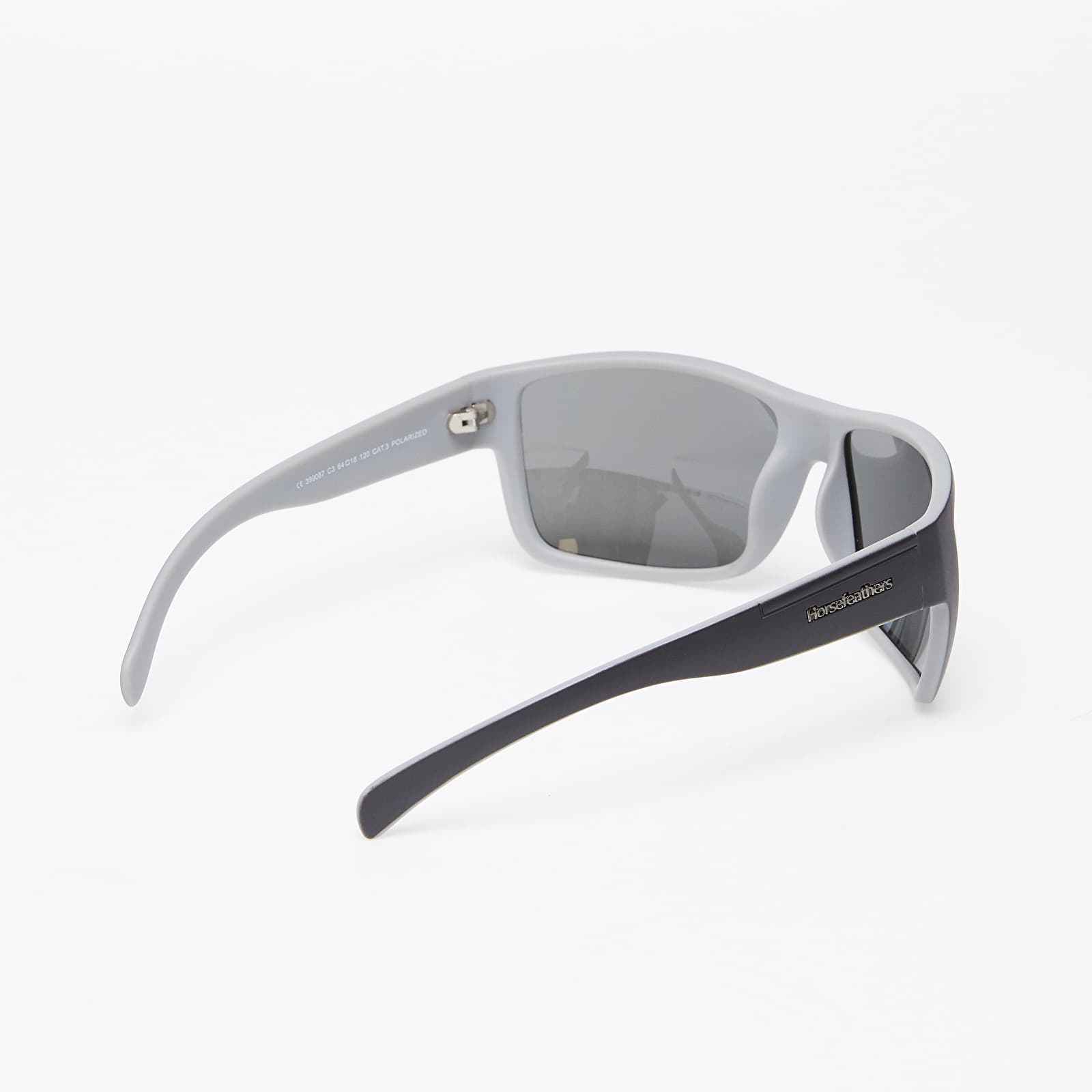 Solbriller Horsefeathers Zenith Sunglasses  Matt Black/Mirror White