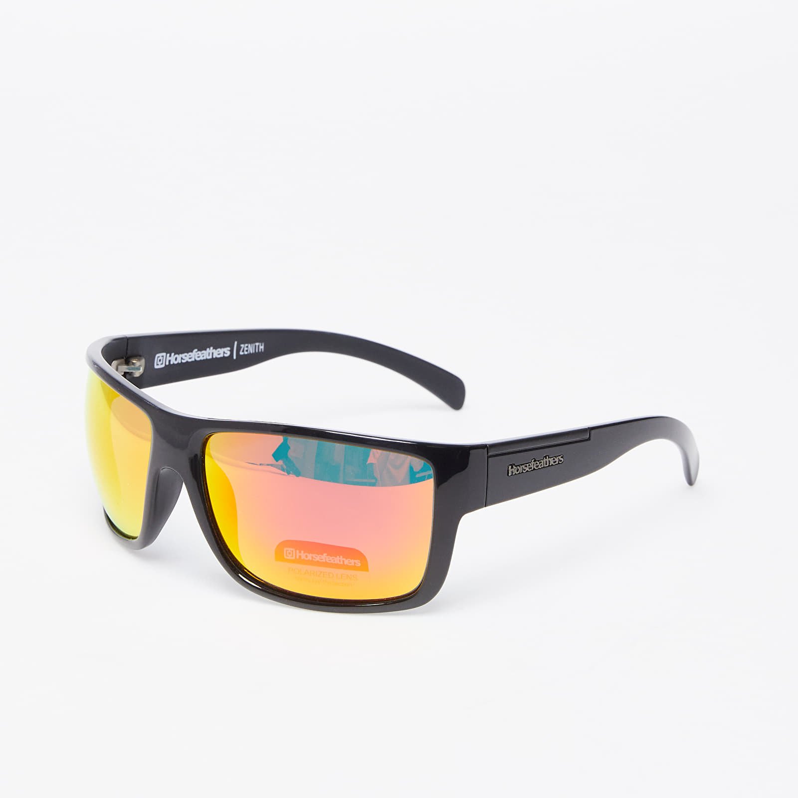 Sonnenbrillen Horsefeathers Zenith Sunglasses  Gloss Black/Mirror Red