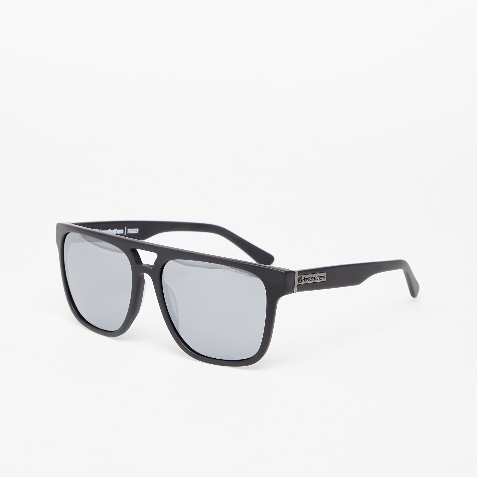 Sunglasses Horsefeathers Trigger Sunglasses  Matt Black/Mirror White