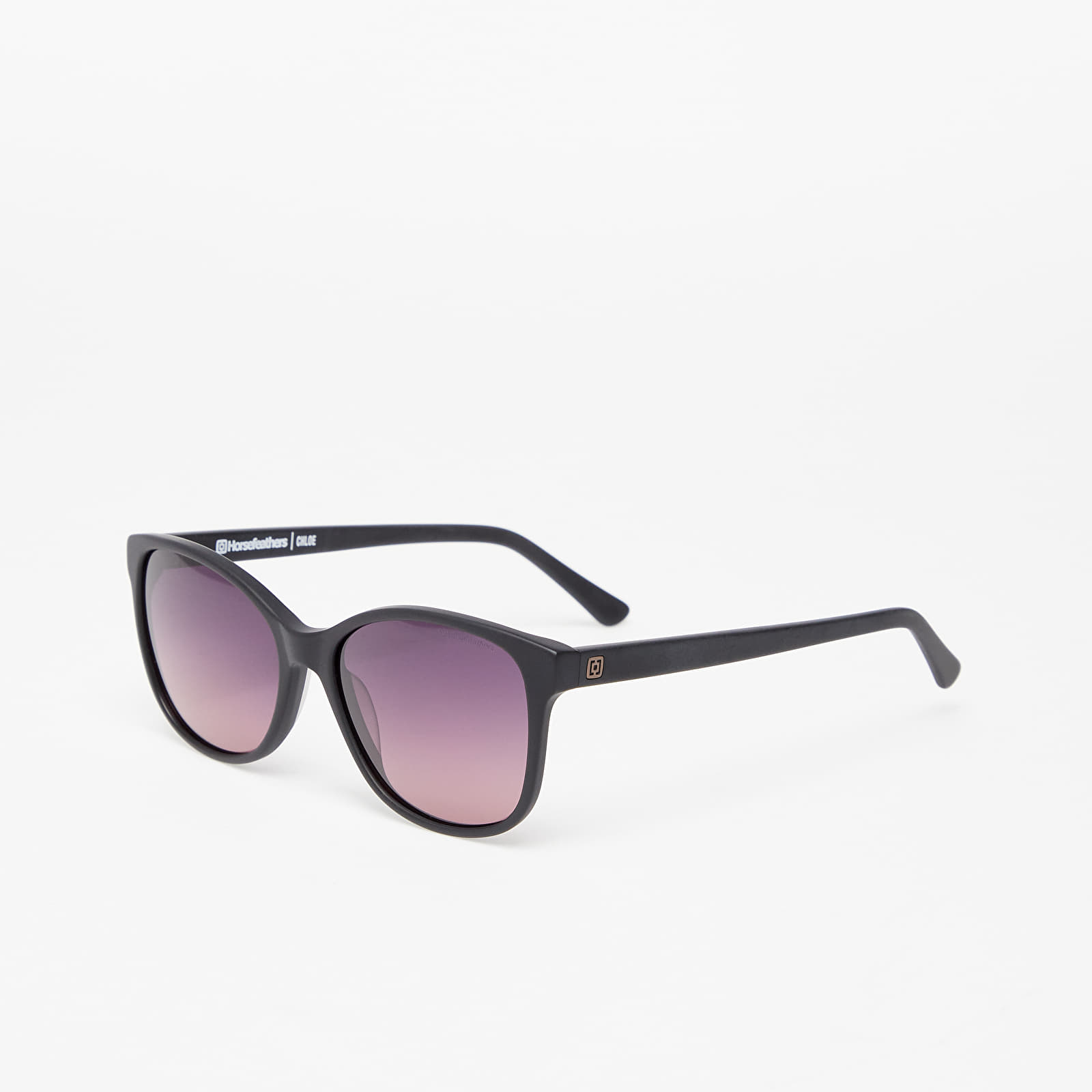 Sonnenbrillen Horsefeathers Chloe Sunglasses  Matt Black/Violet Fade Out
