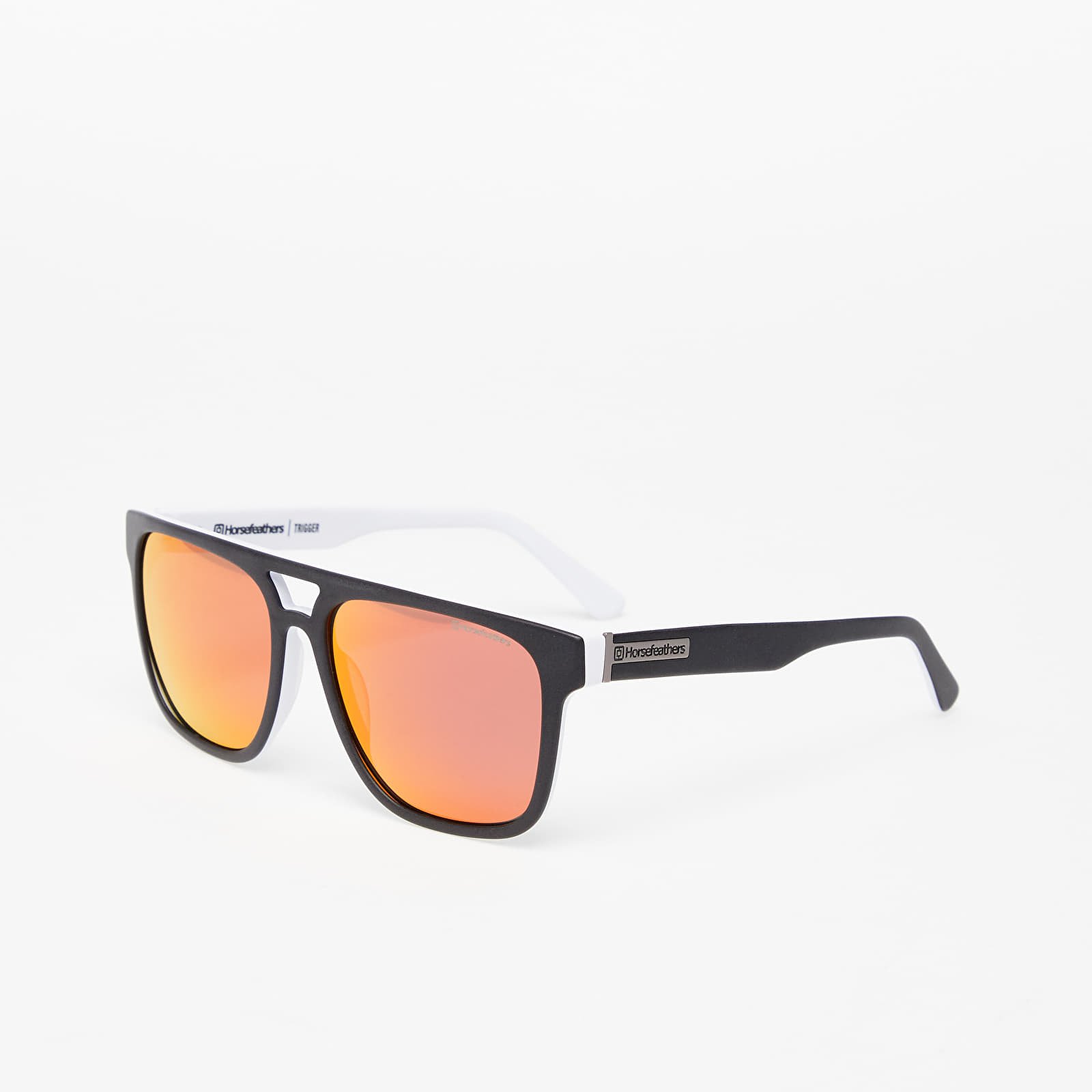 Slnečné okuliare Horsefeathers Trigger Sunglasses  Matt Black/Mirror Red