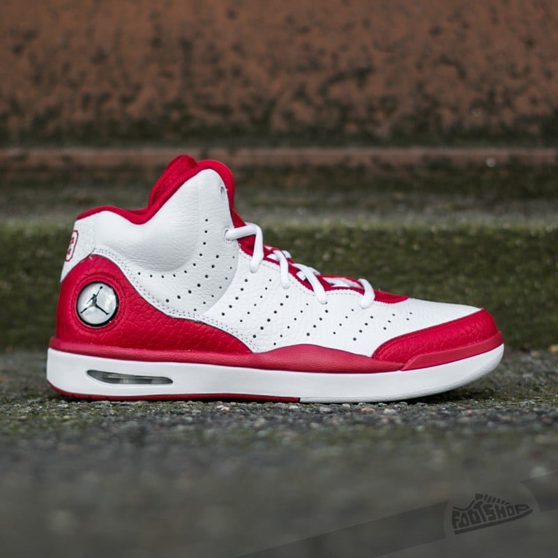 Red and clearance white jordan flights