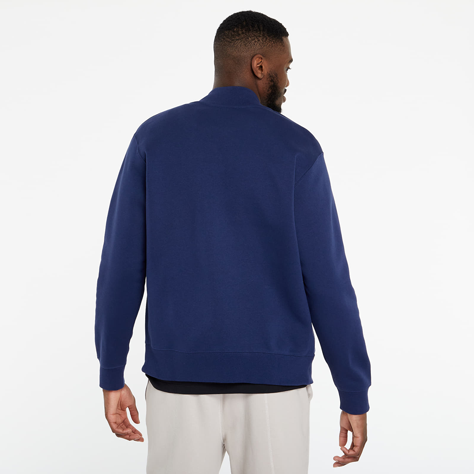 Kurtki Nike Sportswear Club Bomber Jacket Midnight Navy/ Midnight Navy/ White