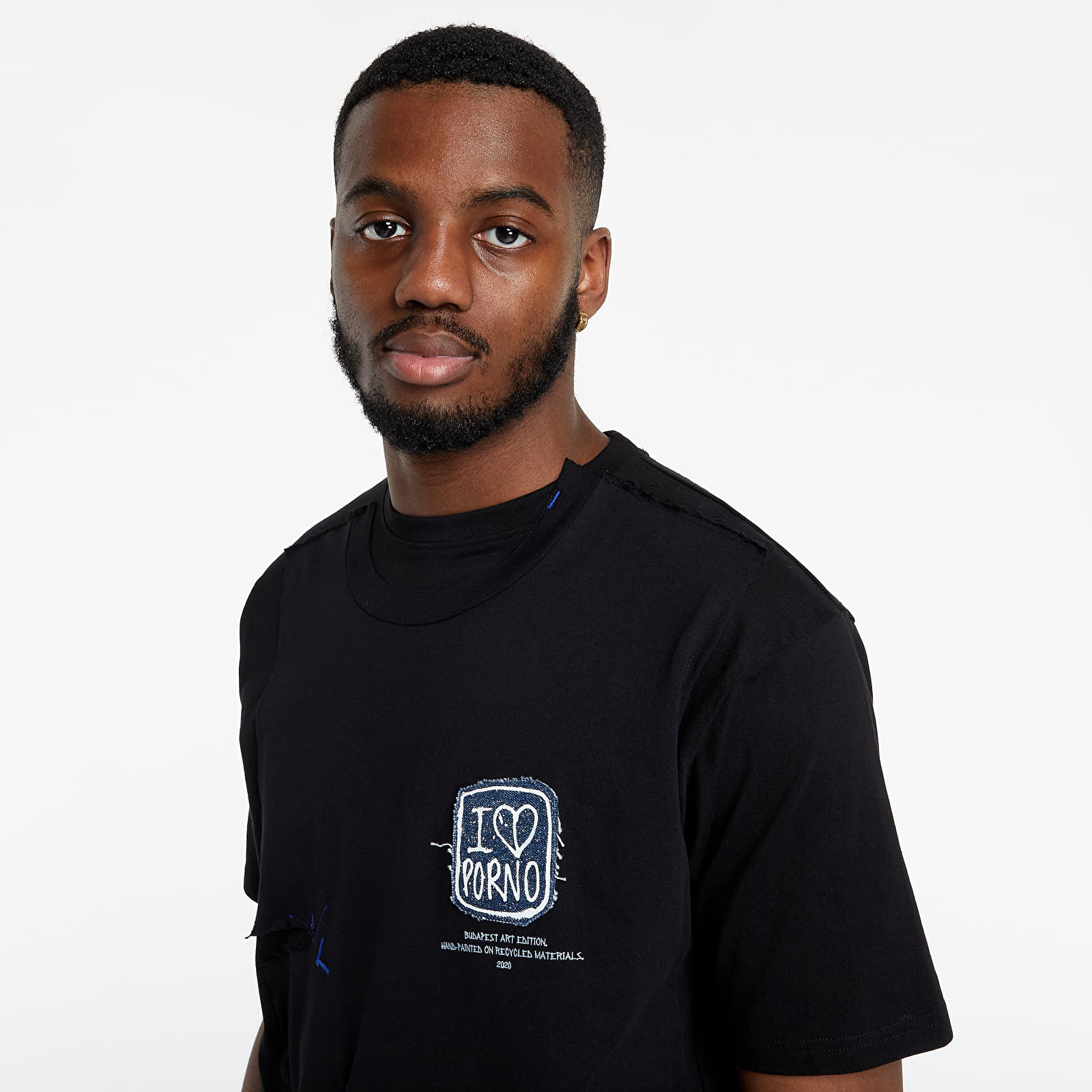 Футболки LIFE IS PORNO Handmade Budapest Tee Black