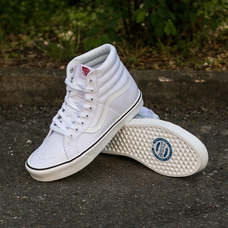 Men s shoes Vans Sk8 Hi Lite Canvas True White Footshop