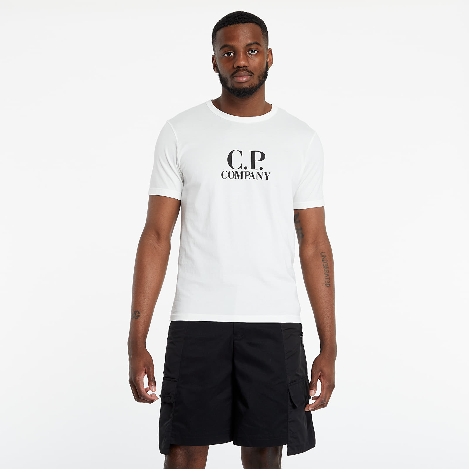 Magliette C.P. Company Makó Logo Tee White
