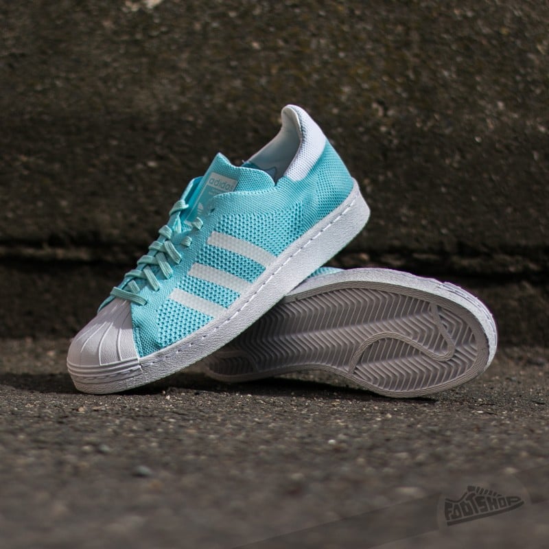 Men s shoes adidas Superstar 80s Primeknit Froblue Froblue Ftw White Footshop