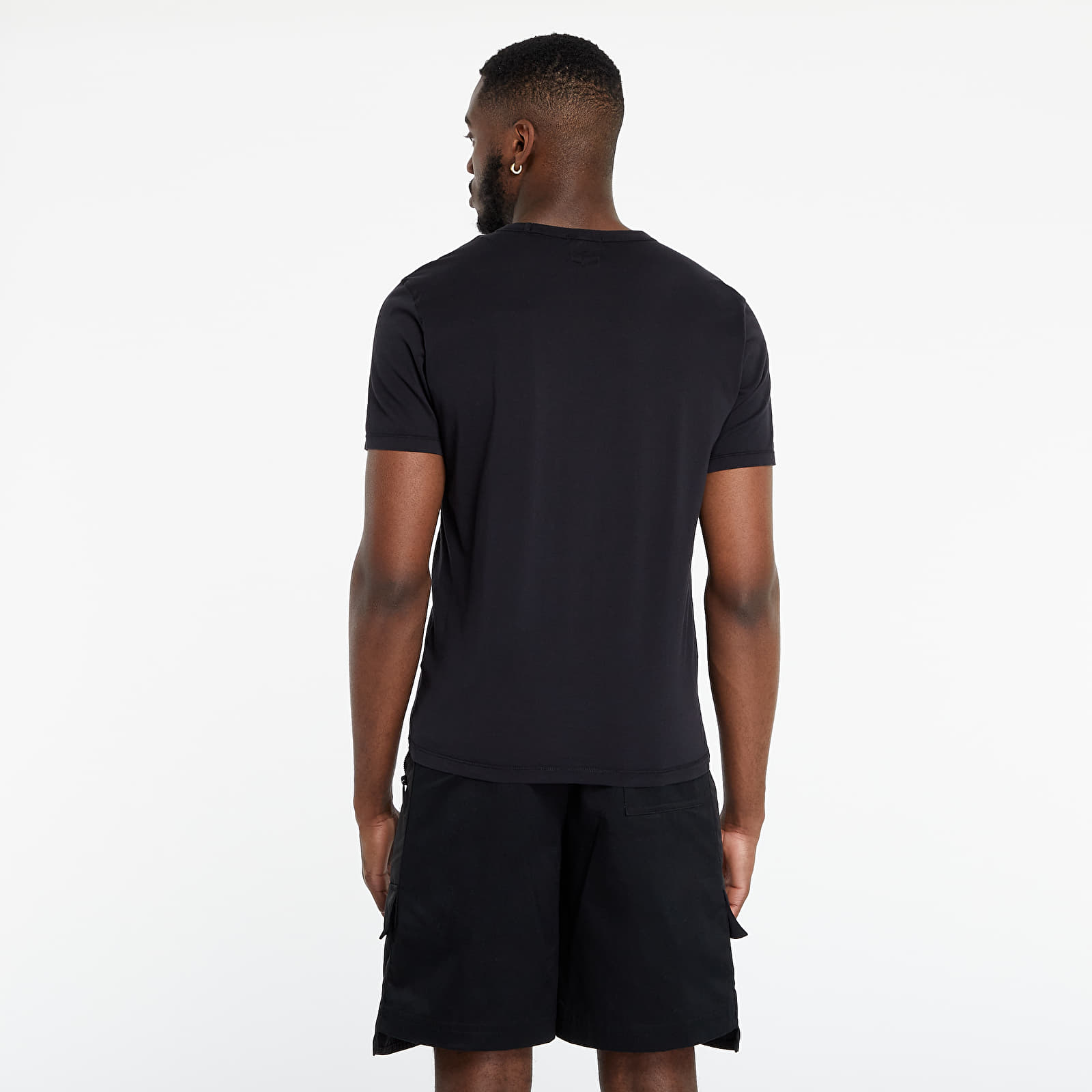 Koszulki C.P. Company Makó Logo Tee Black