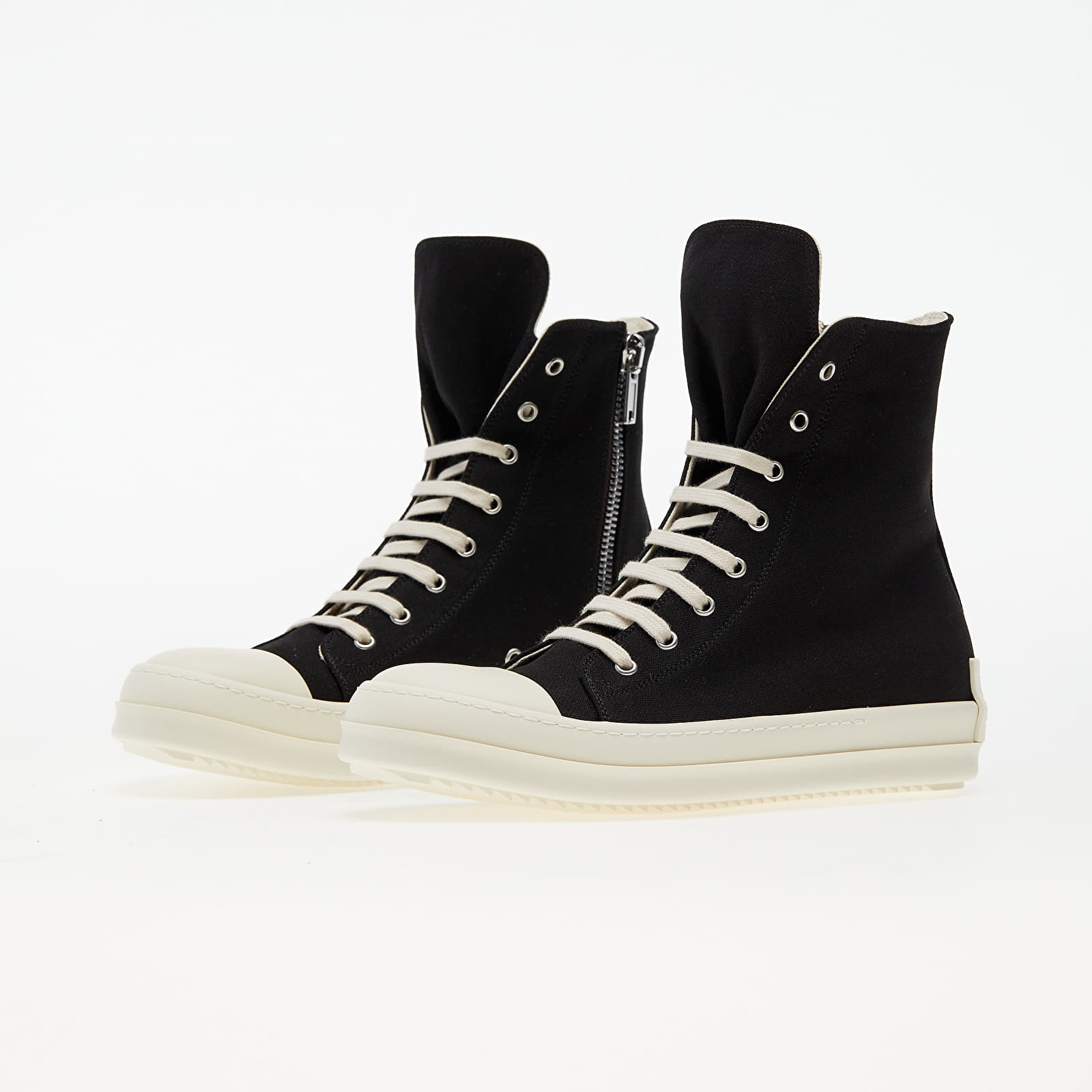 Férfi cipők Rick Owens DRKSHDW Sneaks Black/ Milk
