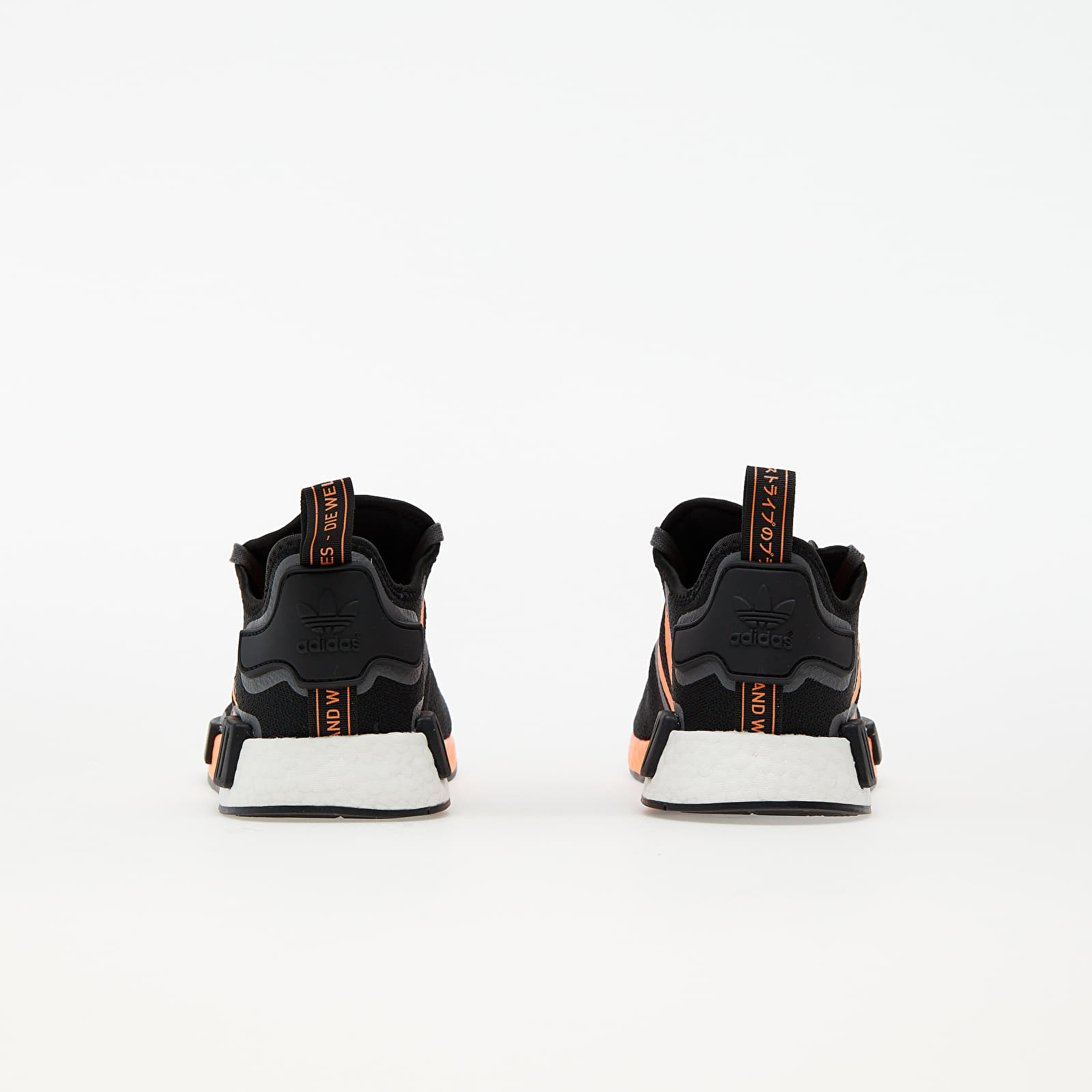 Men s shoes adidas NMD R1 Core Black Screen Orange Grey Five Footshop