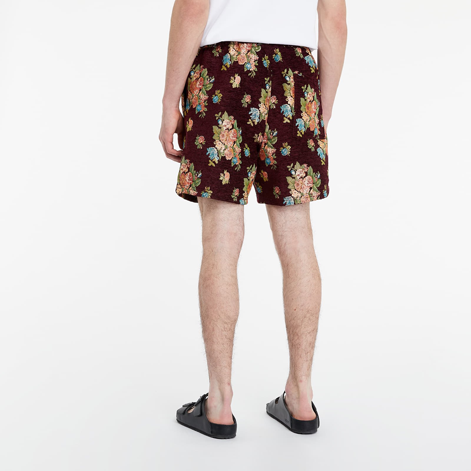 Rövidnadrágok PLEASURES Dejavu Floral Shorts Maroon