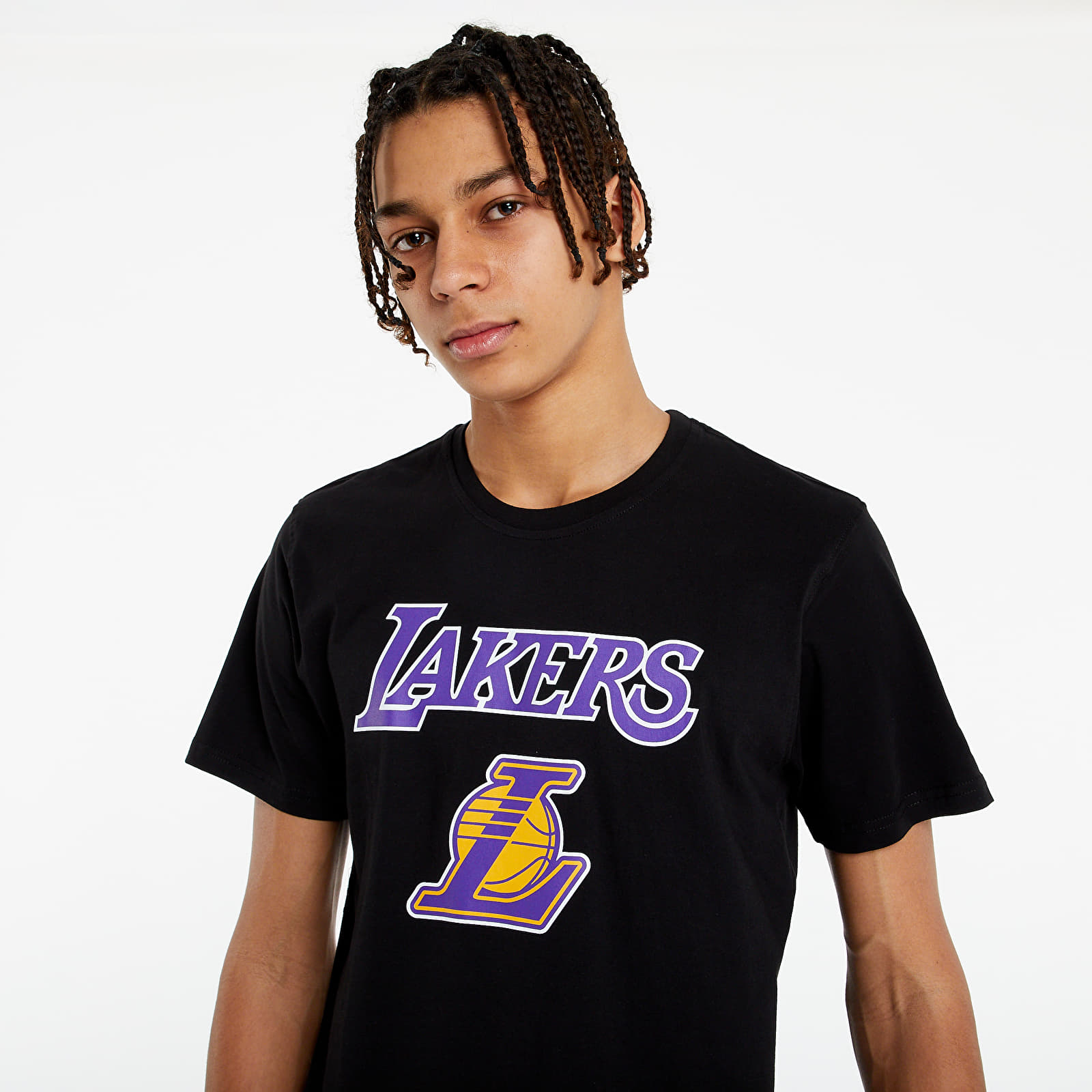 Tricou New Era Team Logo Tee Los Angeles Lakers Black