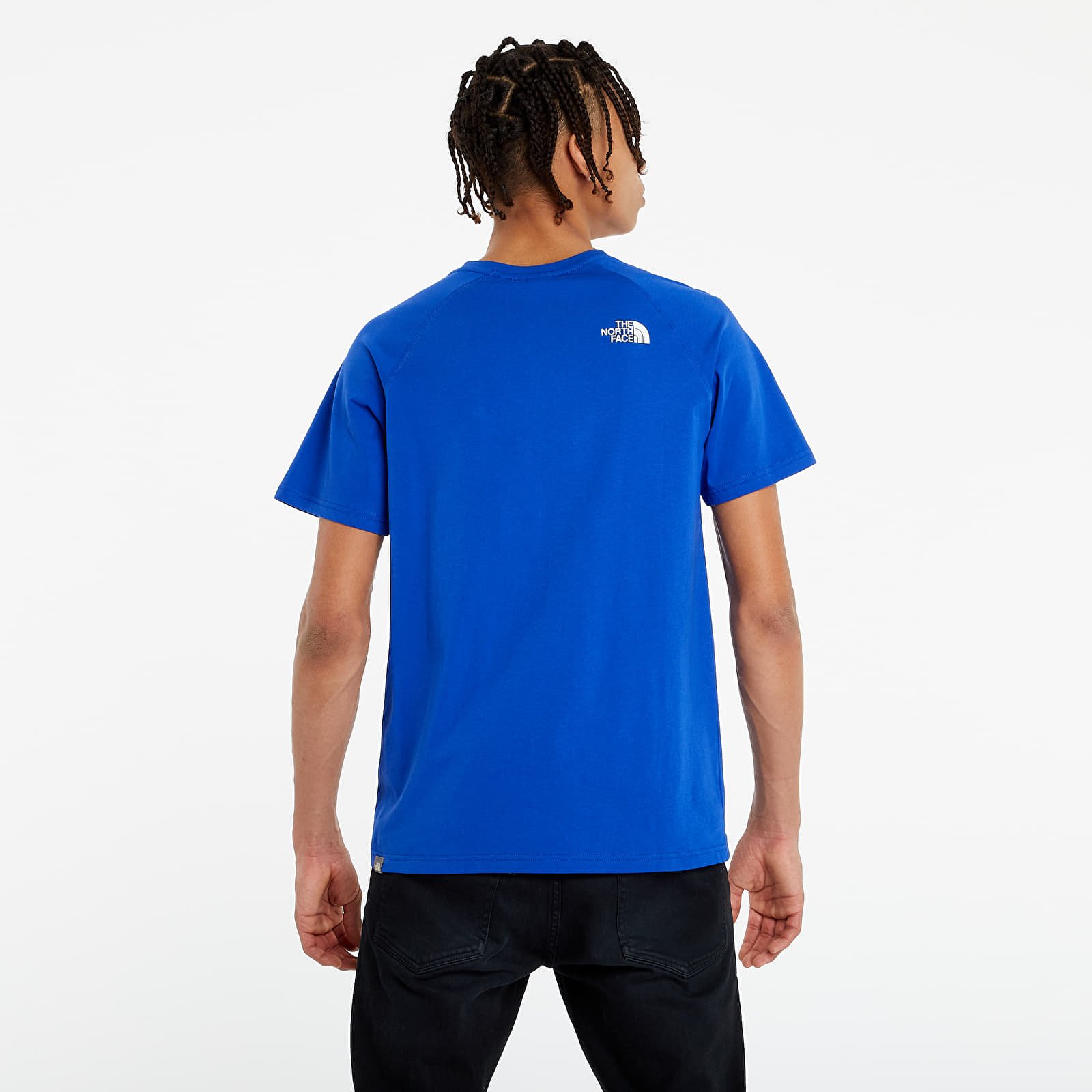 T-Shirts The North Face Short Sleeve Rag Red Box Tee Blue