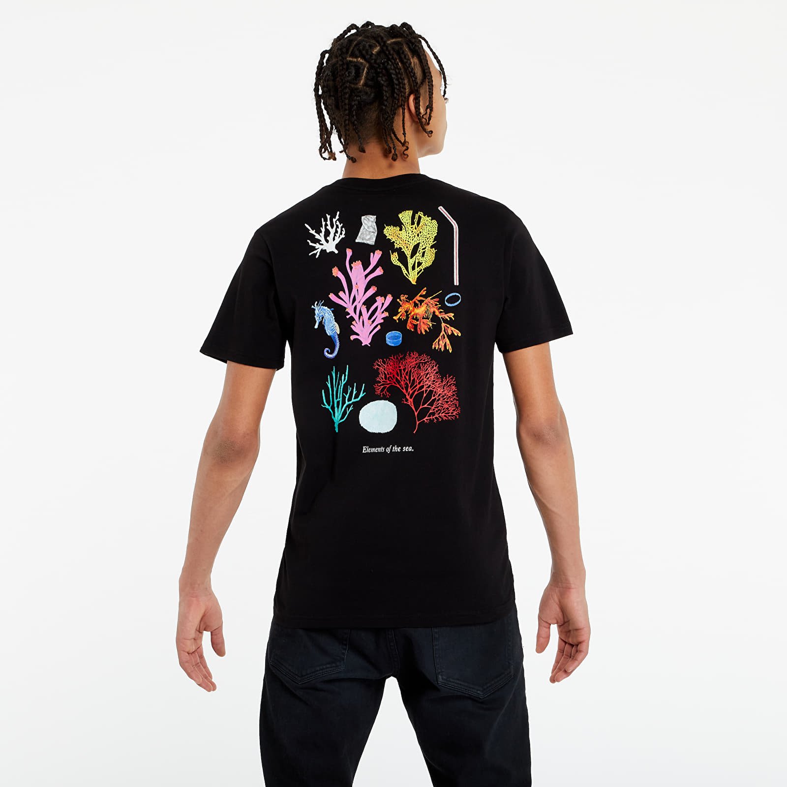 Magliette Vans Reality Coral Short Sleeve Tee Black
