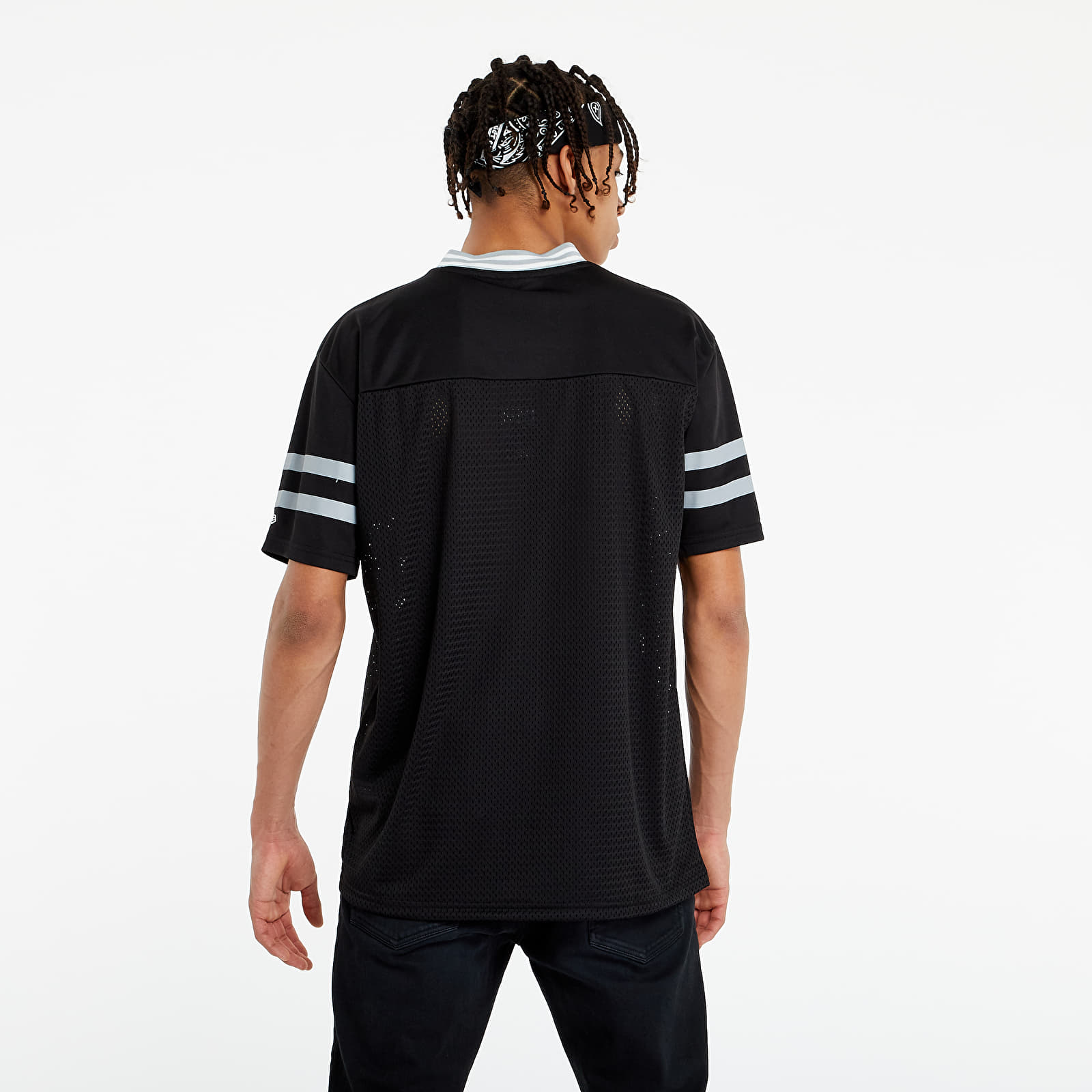T-skjorter New Era NFL Logo Oversized Tee Las Vegas Raiders Black