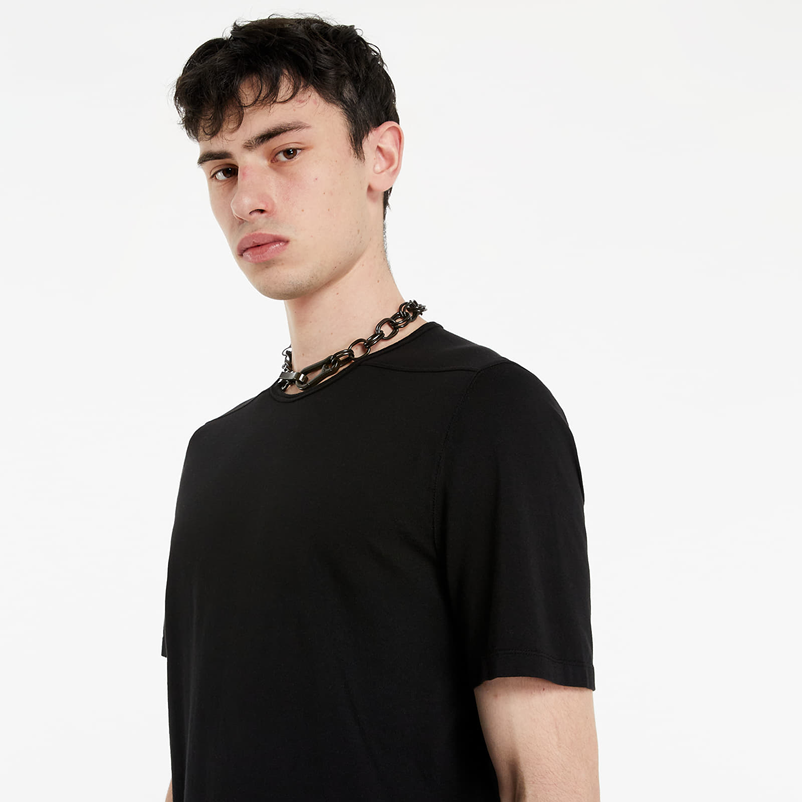Тениски Rick Owens Level Tee Black/ Pearl