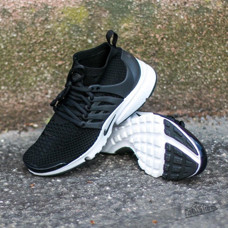 Men s shoes Nike Air Presto Flyknit Ultra Black Black White Electric Green Footshop