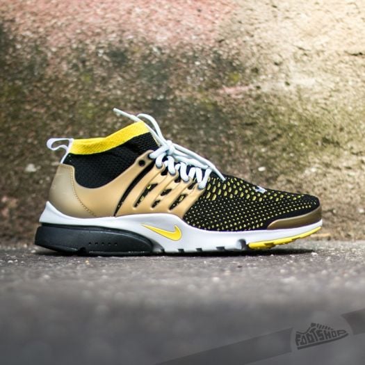 Men s shoes Nike Air Presto Flyknit Ultra Black Yellow Strk Metallic Gold Natural G Footshop