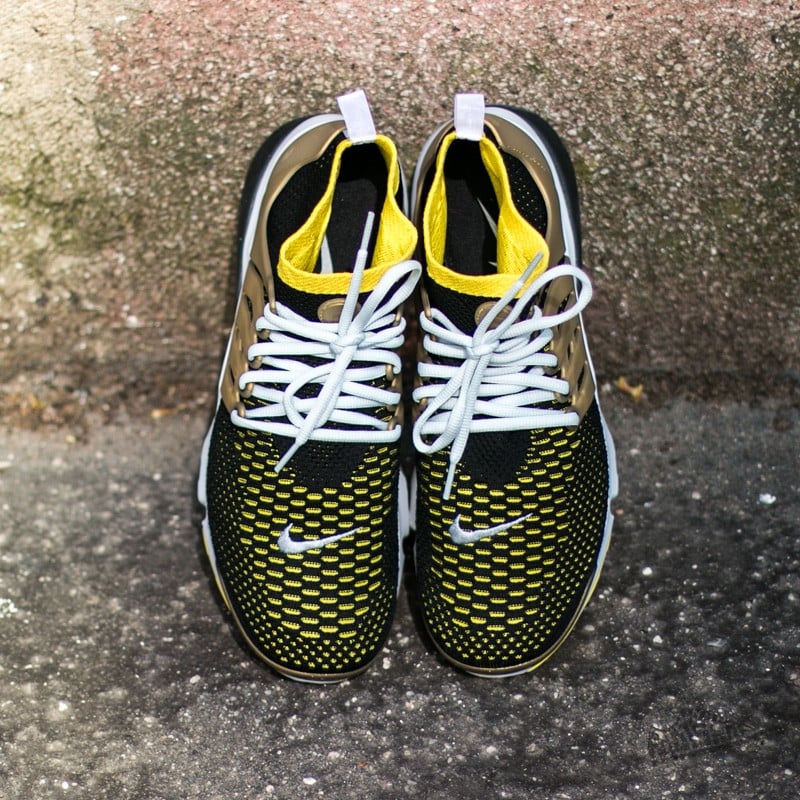 Nike air presto ultra flyknit black yellow shop